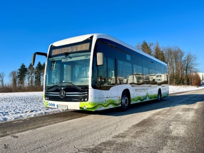 Elektrobus wird auf Linie 5 (Gleink - Stadtgut Steyr) getestet