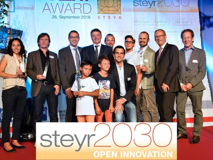 Award-Verleihung zum Ideenwettbewerb Steyr 2030, Foto: TIC Steyr