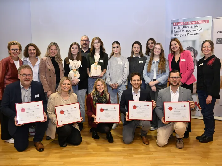 Tch.Girls.Change Abschlussfeier - Vergabe der Tech.Girls Qualitätsgütesiegel. Foto: Peter Kainrath