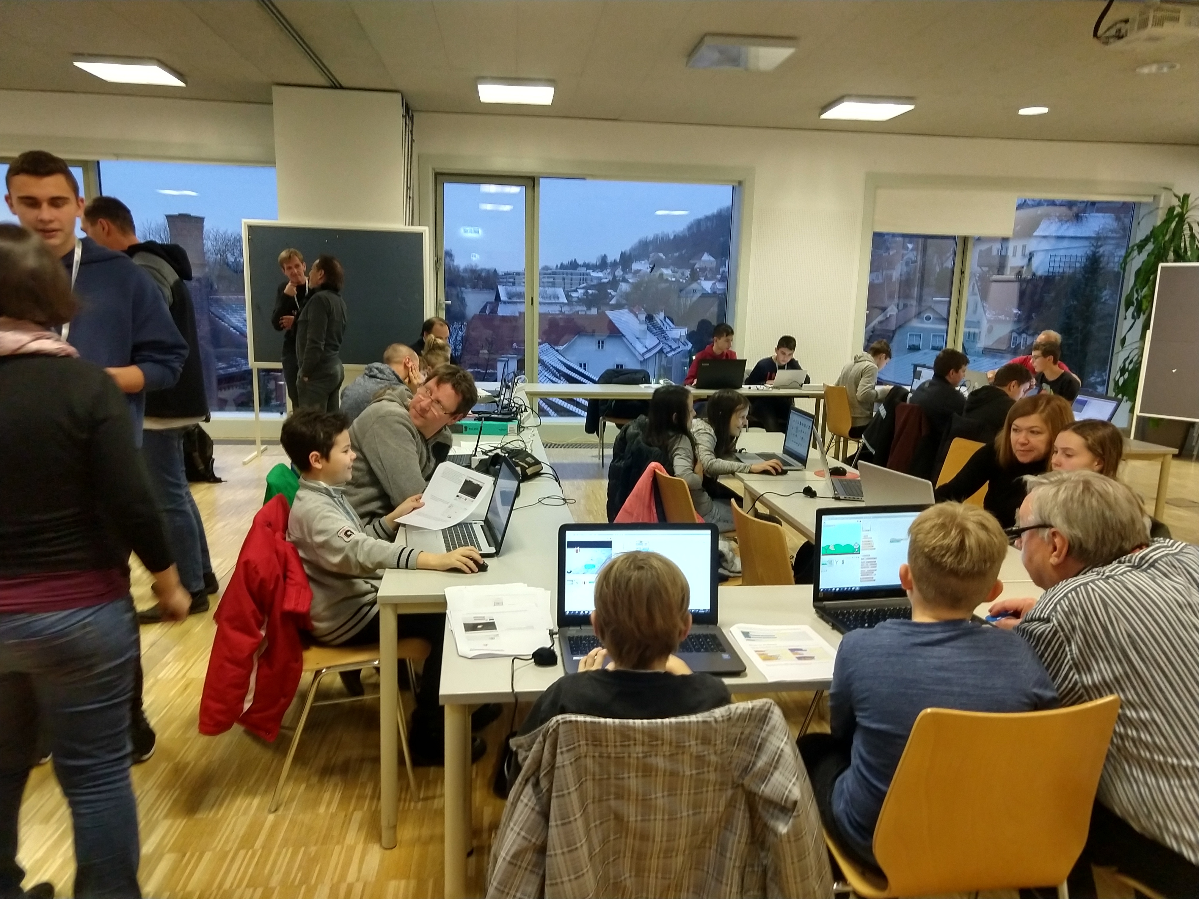 CoderDojo Steyr - Rückblick auf den 14.12.2018 in der FH Steyr