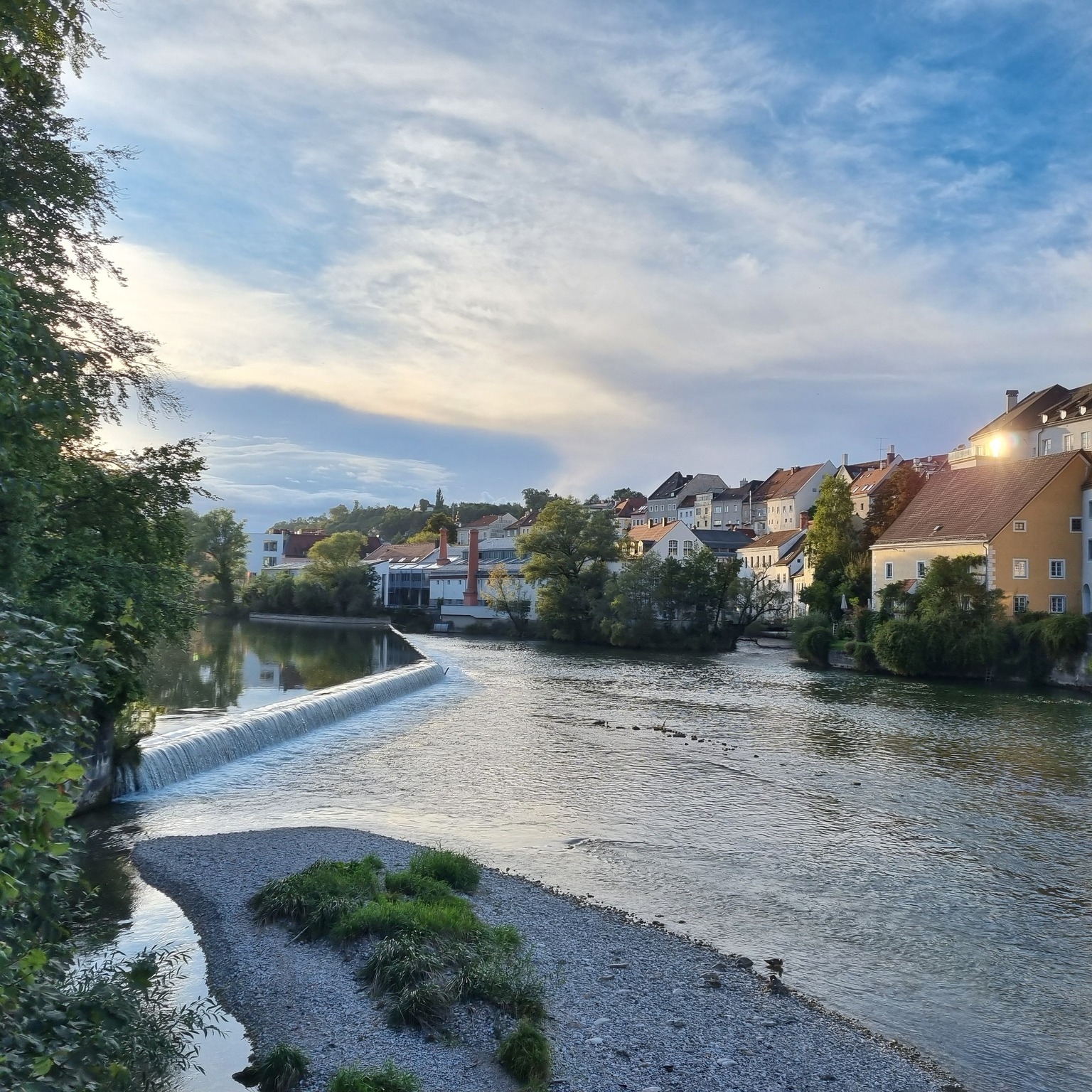 Stadt Steyr an zwei Flüssen